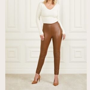 Marciano by Guess Women's High Waist Coy Brown Beauty Legging Pant  Size 4